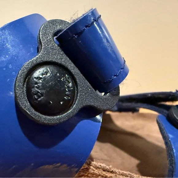 Birkenstock Birki's Madura Royal Blue Velcro Double Strap Sandals Size 7 - Picture 9 of 11